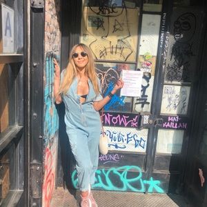 Denim jumpsuit